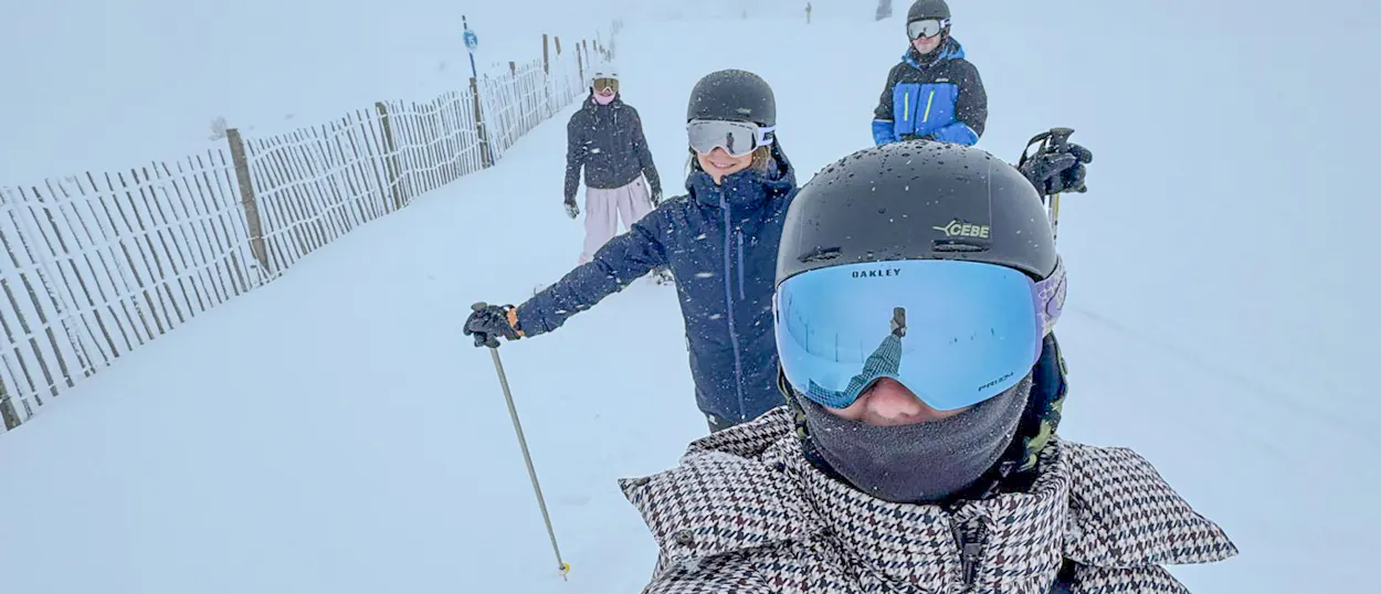 Group enjoying the fancy dress ski day in Bansko on day six