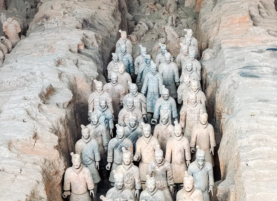 the Terracotta Warriors in Xi'an