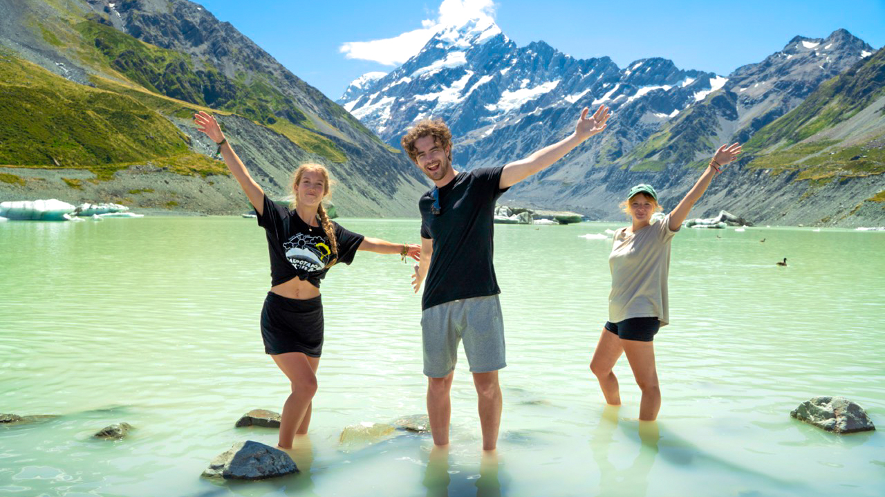 South Island Hooker Valley Glacier